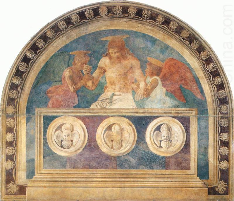 Christ in the Sepulchre with Two Angels, Andrea del Castagno